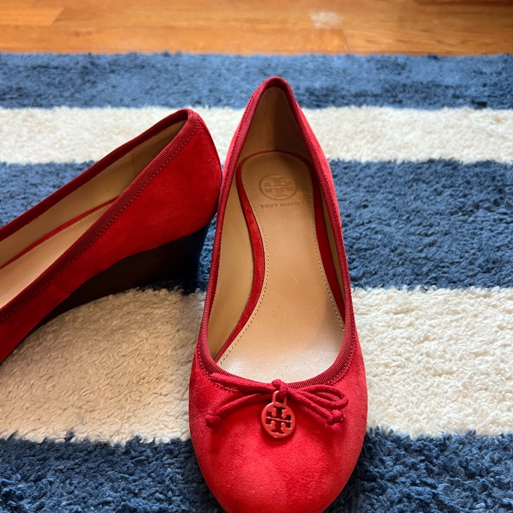 Tory Burch Shoes Wedge Heels Size 7.5 - Picture 3 of 7